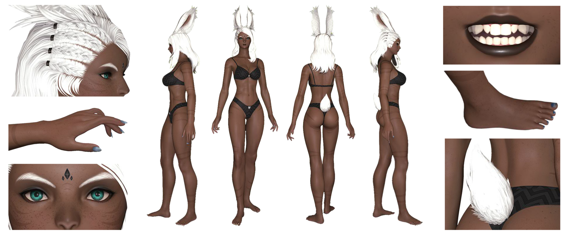 Azula Adoulin - Character Reference Sheet