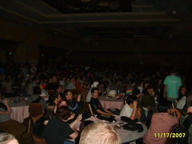 Full room crowd Full room crowd