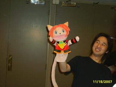 Mithra hand puppet! Mithra hand puppet!